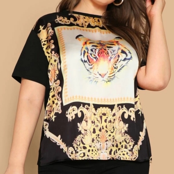 shein tiger shirt